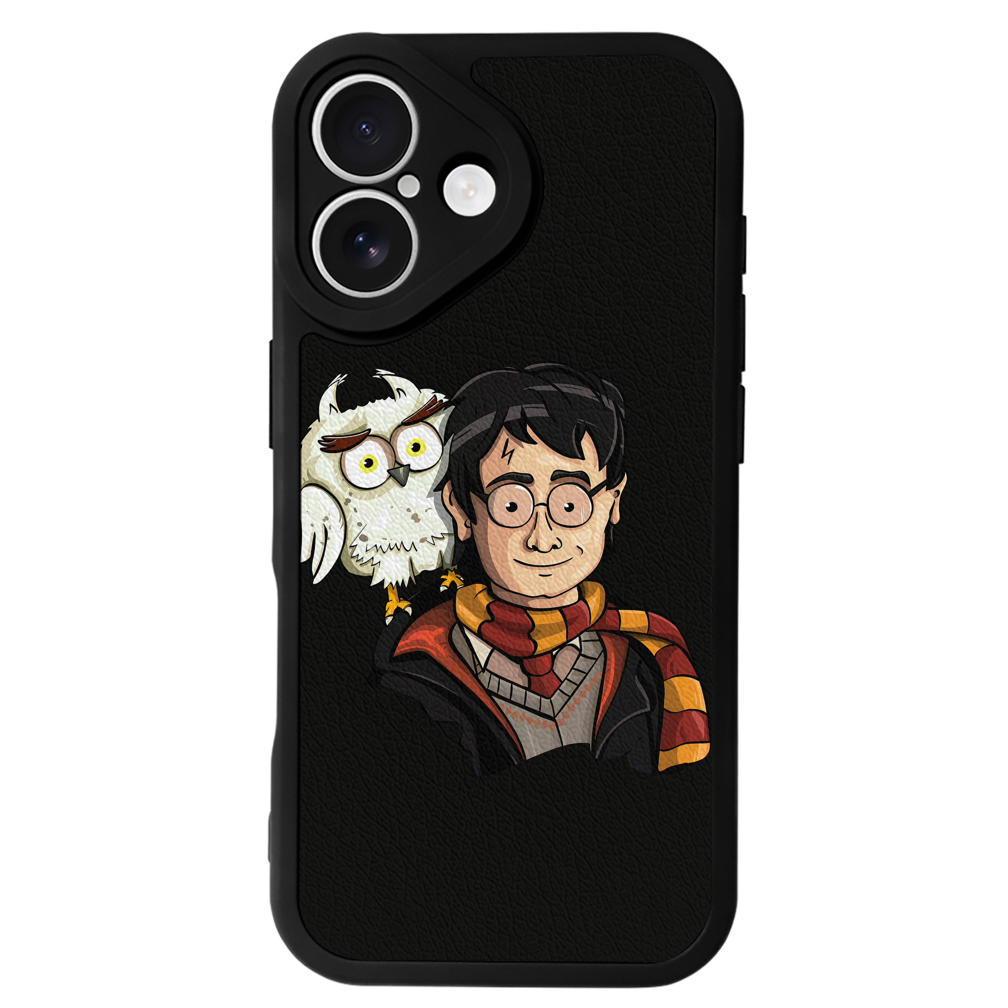 （画像用） Harry Potter ハリー・ポッターシリーズ 【iPhone 16シリーズ対応】シリコンスマホケース（レザー調） 材質：シリコン